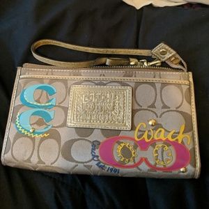 Coach wristlet/wallet